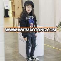 S61207B kids autumn/winter cute carton long sleeve cotton girl's new t-shirt